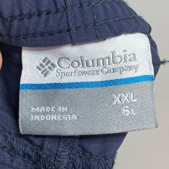 5 for $25🔥Columbia Navy Athletic Shorts XXL - Picture 4 of 6